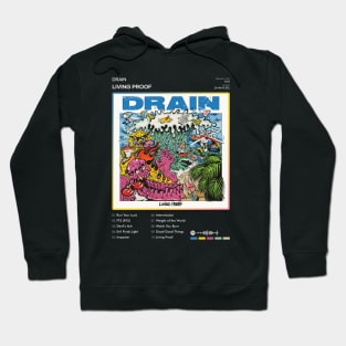 DRAIN - LIVING PROOF Tracklist Album Hoodie